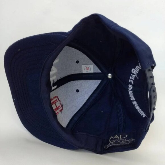 Vintage Snapback Hat Firetruck HN VariRate Spring System Fullback Cap - Picture 3 of 4